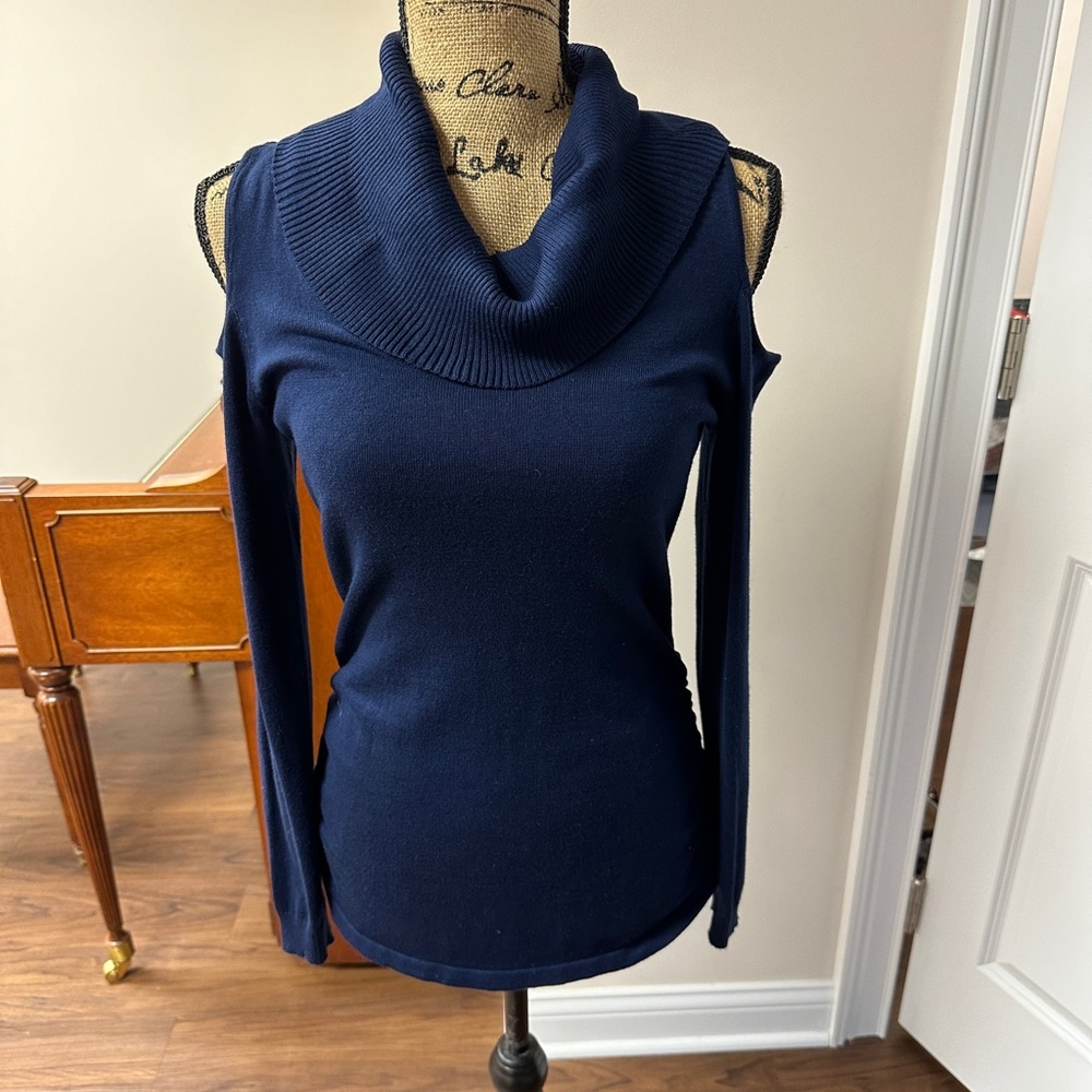 New cold shoulder sweater